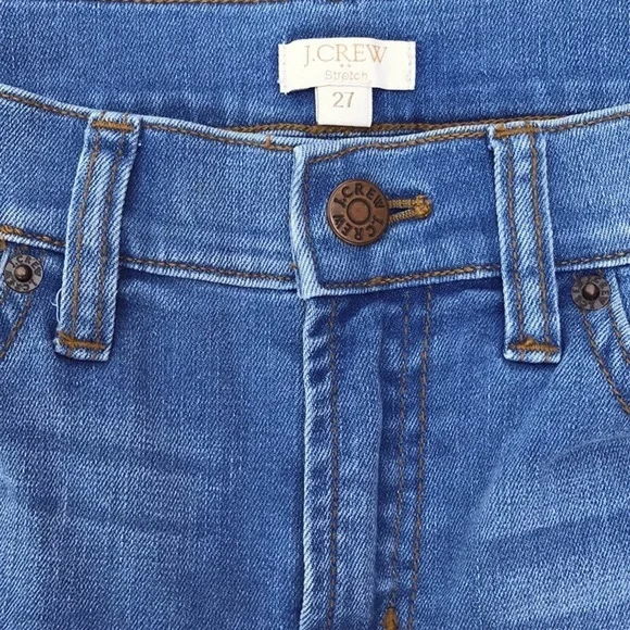 J. Crew Stretch Light Blue Denim Skinny Jean Size 27 - Picture 2 of 7
